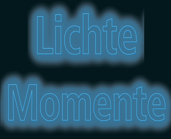 Lichte Momente, Wortmarke der Ausstellung 