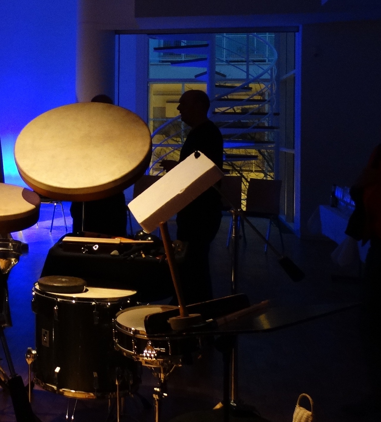 Perkussion im Stadthaus-Saal