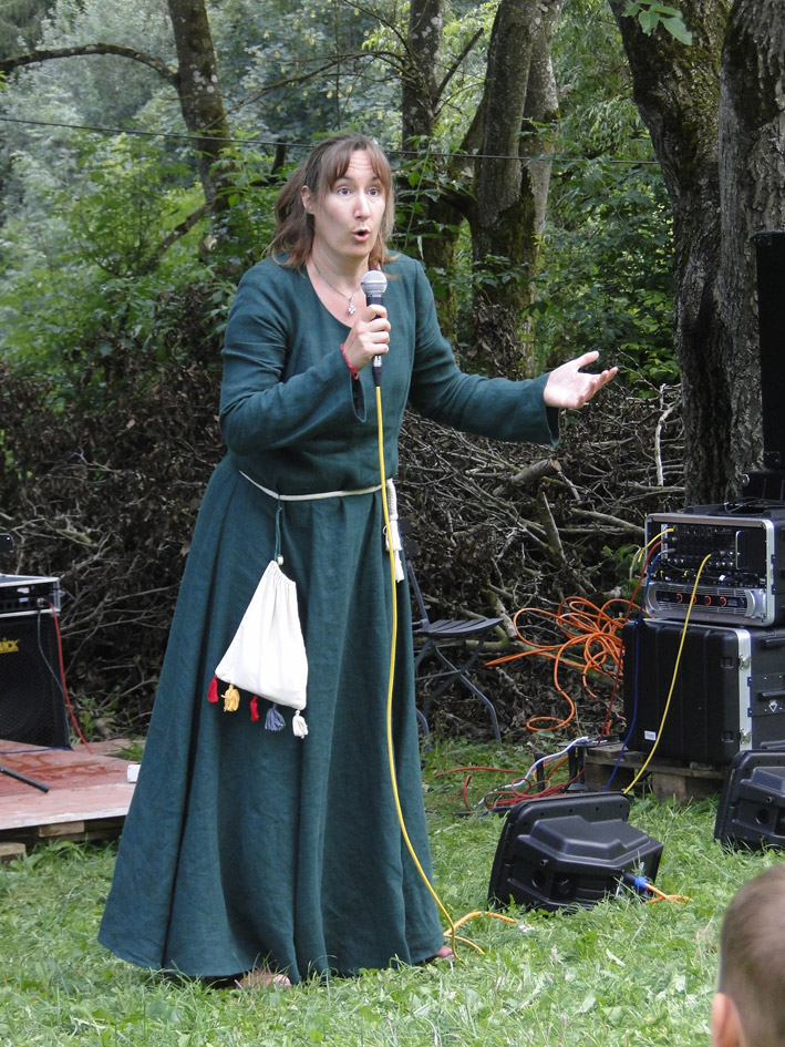 Tine Mehls als Märchenerzählerin