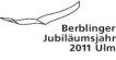 Logo Berblinger Jubiläumsjahr 2011 Ulm