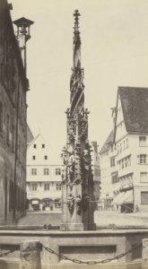 F. A. Oppenheim: Ulm, Marktplatz, 1856